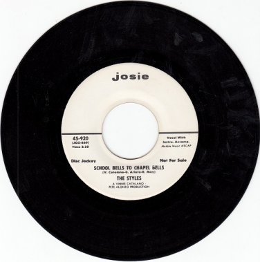 STYLES ~ School Bells To Chapel Bells*Mint-45 !