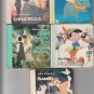 5 ORIGINAL DISNEY MINI BOARDBACK BOOKS ~ Cinderalla+ !