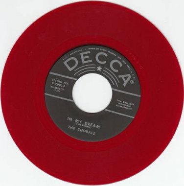 CHORALS ~ In My Dreams~RED WAX*M- 45*