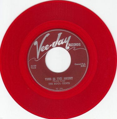 KOOL GENTS ~This Is The Night*M-45* Rare Red Wax !