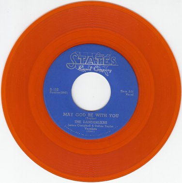 DANDERLIERS ~ May God Be With You*Mint-45 RARE ORANGE WAX !
