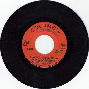 BLUE SONNETS ~ Thank You Mr. Moon*VG+45 !