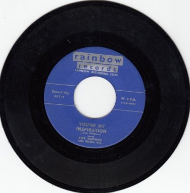 FIVE CROWNS ~ You're My Inspiration*Mint-45 !