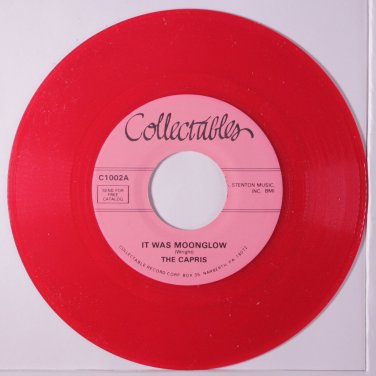 CAPRIS ~ It Was Moonglow*Mint-45*RARE RED WAX !