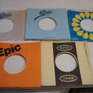 50 VINTAGE EPIC 45 RECORD SLEEVES !