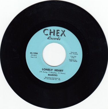 MAJESTICS ~ Lonely Heart*Mint-45 !