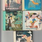 5 ORIGINAL DISNEY MINI BOARDBACK BOOKS  ~ Cinderalla+ !