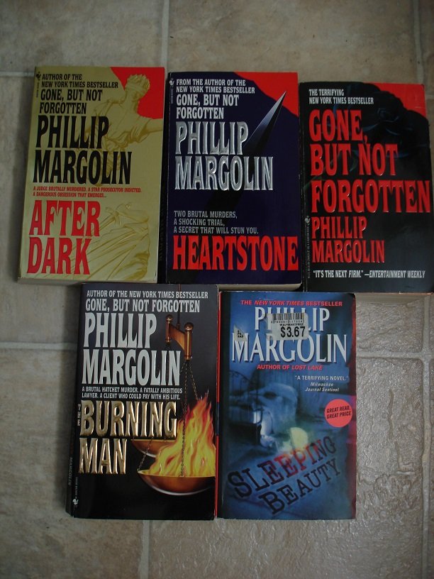 5 PHILLIP MARGOLIN ~ Mystery Thriller Suspense Paperbacks !