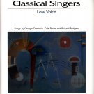 POPULAR BALLADS FOR CLASSICAL SINGERS  ~ Sheet Music Songbook !