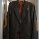 MEN'S SUEDE PATCHED SLEEVES  SPORTS COAT ~ LIKE NEW 42R !