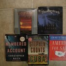 5 AUDIO BOOKS~Stephen Coonts+Others !