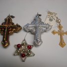 Decorative Jeweled Crosses Ornaments !