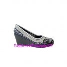 B Indian Nights Wedge Womens Shoes Wholesale (18 Pair) - BLACK