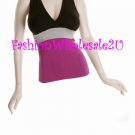 WS Tri-Solid Color V-Neck Halter Top Wholesale (6 Pack)