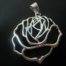 Wire-style rose pendant (SJ014)
