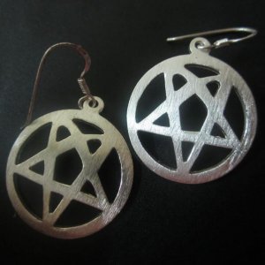Pentagon style earrings (SJ031)