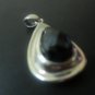 Black Spinel tear-shaped pendant (SJ048)