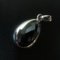 Black Spinel oval-shaped pendant (SJ051)