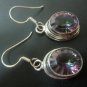 Rainbow Mystic Topaz dangle earrings (SJ057)