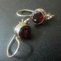 Garnet dangle earrings (SJ066)