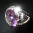 Amethyst large solitaire ring (SJ072)
