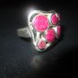 Ruby studded indian ring (SJ077)