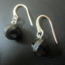 Black Spinel dangle style earrings (SJ113)
