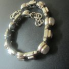 Amethyst-Moonstone link bracelet (SJ128)