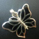 Black Onyx butterfly pendant (SJ135)