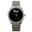 Pearl 20inch Ebony Bass Drum Head Style Sport Metal Watch