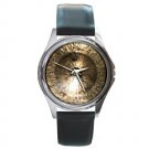 Old Wuhan Cymbal Style Round Metal Watch