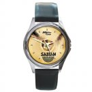 Sabian AA Bright Crash Cymbal Style Round Metal Watch