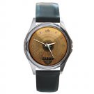Sabian Prototype Hand Hammered Ride Cymbal Style Round Metal Watch