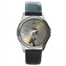 The Early American K Zildjian Cymbals or “EAK” Cymbal Style Round Metal Watch