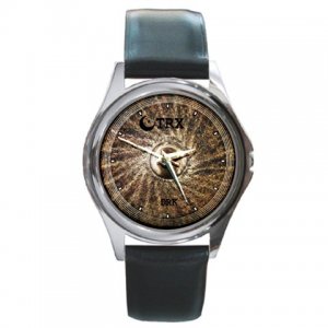 TRX DRK Crash Cymbal Style Round Metal Watch