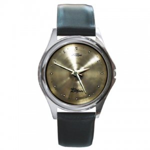 Zildjian A Avedis Swish Knocker Cymbal Style Round Metal Watch