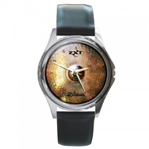 Zildjian ZXT Medium Ride Cymbal Style Round Metal Watch