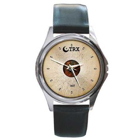 TRX ALT Series Ride Cymbal Style Round Metal Watch