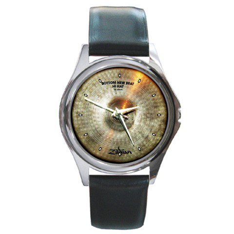 Zildjian A 13inch Bottom New Beat Cymbal Style Round Metal Watch
