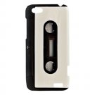 HTC One V Hardshell Case White Cassette Style