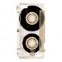 HTC One V Hardshell Case Clear Cassette Style