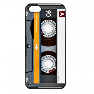 Apple iPhone 5 Seamless Case Yellow Cassette Style