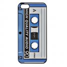 Apple iPhone 5 Seamless Case Blue Cassette Style