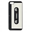 Apple iPhone 5 Seamless Case White Cassette Style