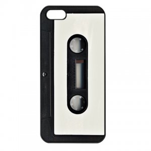 Apple iPhone 5 Seamless Case White Cassette Style