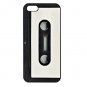 Apple iPhone 5 Seamless Case White Cassette Style