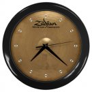 Zildjian K Constantinople Prototype 17inch Crash Cymbal Style Black Wall Clock