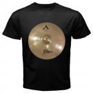 Zildjian A Custom 20Inch Medium Ride Cymbal Style Black T-Shirt