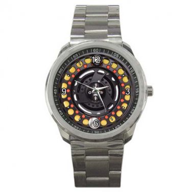 Orvis Hydros Large Arbor III Reel Black Style Round Metal Watch