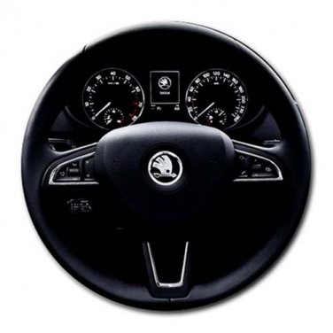 2013 Skoda Octavia Round Mousepad